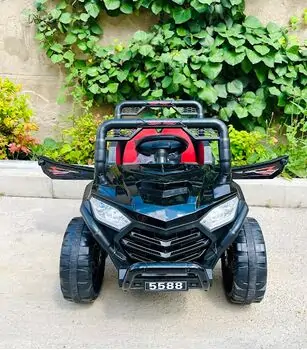 Buggy Black - ელექტრო მანქანა ტყავის სავარძლით, 2 image
