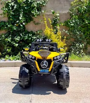 Mercedes Benz 4x4 Sport Yellow - ელექტრო მანქანა, 3 image