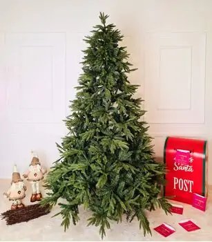 Christmas Tree საახალწლო ნაძვის ხე  შერეული სილიკონის წიწვებით 240 CM (OT2324)