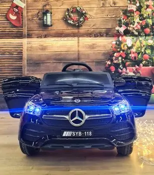 Mercedes-Benz G118 Black - ელექტრო მანქანა კაუჩუკის საბურავებით და ტყავის სავარძლით, 2 image