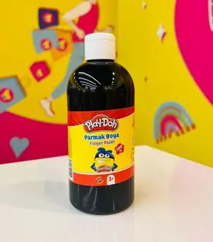 Play-Doh Finger Paint (Tube) 500 ml Black PR015 საბავშვო სახატავი საღებავი
