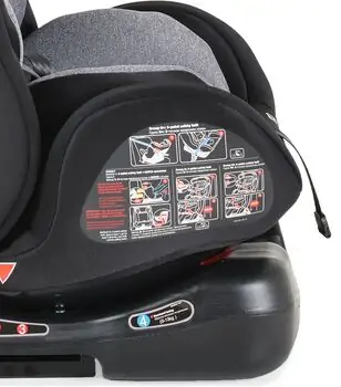 Cangaroo Dragon Black მანქანის სავარძელი (ქარსითი), 11 image