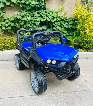 Polaris Mini Jeep Blue - ელექტრო მანქანა  კაუჩუკის საბურავებით