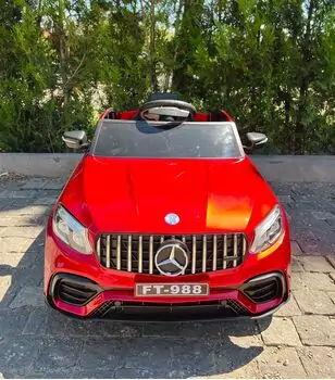 Mercedes Benz Painted Red - ელექტრო მანქანა კაუჩუკის საბურავებით, 3 image