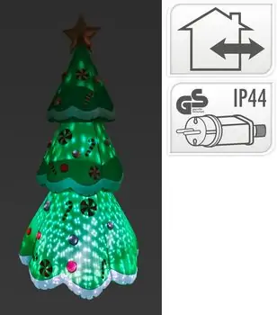 Inflatable Christmas Tree With Led საახალწლო გასაბერი ნაძვის ხე