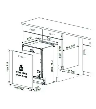ჭურჭლის სარეცხი მანქანა BEKO BDFN35620W b100, 5 image