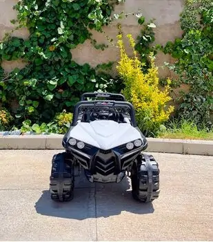 Mini Polaris Jeep White - ელექტრო მანქანა, 2 image