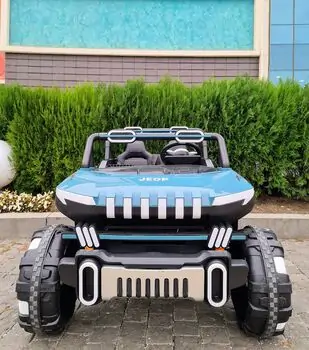 Off Road Jeep 4x4 Blue - ელექტრო მანქანა, 2 image