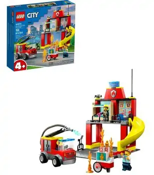 Lego City 60375 Fire Station and Fire Truck