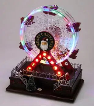 Christmas Ferris Wheel With Light And Sound - საახალწლო აქსესუარი ეშმაკის ბორბალი განათებით და ხმით, 3 image