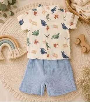 Little Dinosaurs 2 In 1 Set Blue - საბავშვო ორეული