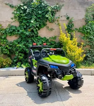 Buggy Explorer Jeep Green - ელექტრო მანქანა
