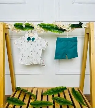 Grand Baby 2 In 1 Set Ship In The Sea საბავშვო ტანსაცმლის ნაკრები
