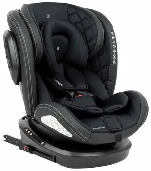 Kikkaboo Stark ISOFIX Black 2023	-  მანქანის სავარძელი (ქარსითი)			