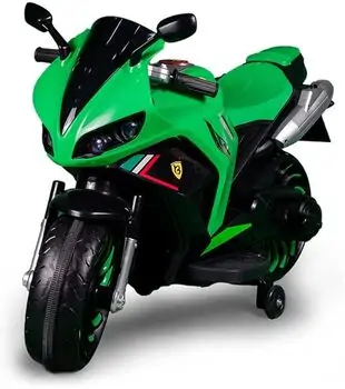 Motorcycle Ferarri Green - ელექტრო მოტოციკლი