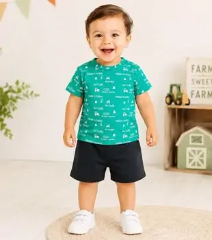 Fresh Farm 2 In 1 Set Mint - საბავშვო ორეული