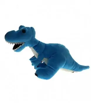 Fluffy Dinosaur Blue - რბილი სათამაშო დინოზავრი