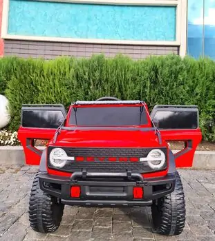 Bronco Jeep 4x4 Red - ელექტრო მანქანა, 3 image