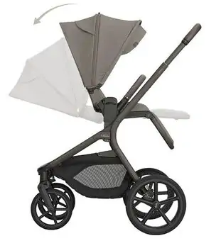 KikkaBoo Goya Platinum Mocca 3 in1 - საბავშვო ეტლის კომპლექტი, 3 image