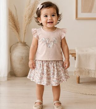 Beautiful Heart 2 In 1 Set Peach - საბავშვო ორეული
