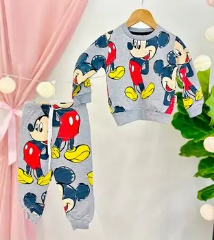 Mickey Mouse Set MURATBABY Grey 7511 საბავშვო ტანსაცმლის ნაკრები