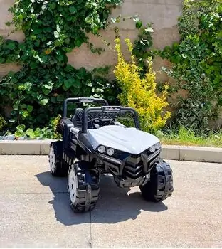 Mini Polaris Jeep White - ელექტრო მანქანა