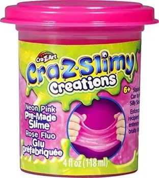 Cra Z Art Slimy Neon! 2 Pack PDQ სათამაშო ნეონის ტყლარწის ნაკრები, 3 image