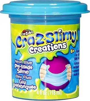 Cra Z Art Slimy Neon! 2 Pack PDQ სათამაშო ნეონის ტყლარწის ნაკრები, 4 image