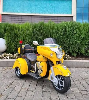 Electric Motorcycle Yellow - ელექტრო მოტოციკლი