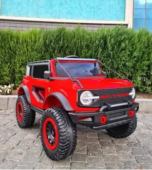 Bronco Jeep 4x4 Red - ელექტრო მანქანა