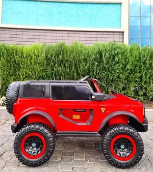 Bronco Jeep 4x4 Red - ელექტრო მანქანა, 4 image