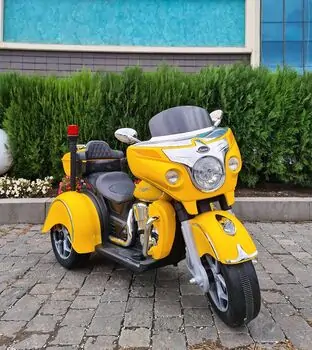Electric Motorcycle Yellow - ელექტრო მოტოციკლი, 2 image
