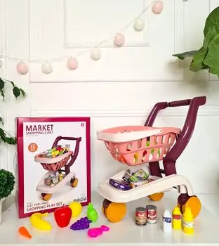 Market Shopping Cart  სათამაშო მარკეტის აქსესუარები