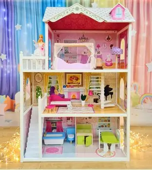 Moni Aria`s Doll House - თოჯინის ხის სამსართულიანი სახლი