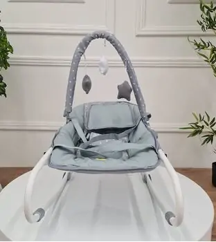 Baby Bouncer Star Grey საბავშვო  შეზლონგი, 5 image