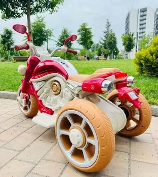 Vintage Harley Motorcycle Pink - ელექტრო მოტოციკლი, 4 image