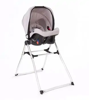 KikkaBoo-ს ეტლის გონდოლის ბაზა UGO base for carrycot Silver, 3 image