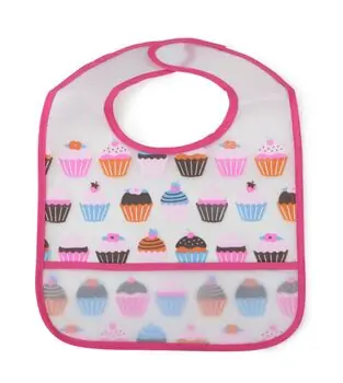 Cangaroo-ს წინსაფარი Baby Bib Funny Snack pink 1001