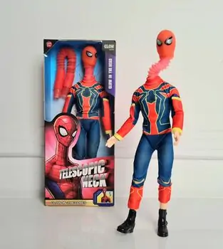 Spider-Man Luminous Telescopic Neck LK4051A სუპერგმირი ადამიანი ობობა, 2 image