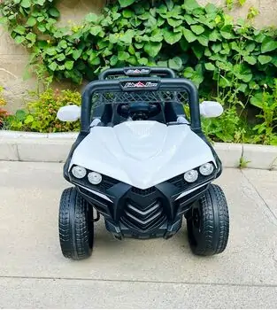 Polaris Mini Jeep White  - ელექტრო მანქანა კაუჩუკის საბურავებით, 2 image
