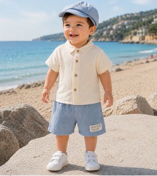 Dare To explore 2 In 1 Set Blue With Hat - საბავშვო ორეული