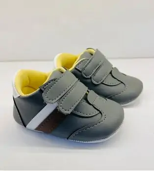 Papulin Baby Shoes 0-12 Months 2141 ჩვილის ფეხსაცმელი GREY