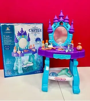Dresser Set With Lights & Music Ocean blue 3328 საბავშვო ტრილიაჟი აქსესუარებით, 2 image