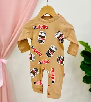 Baby Nutella Romper Muratbaby 5809 Beige რომპერი