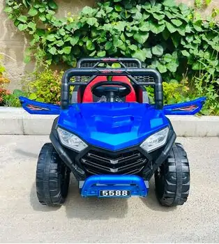 Buggy Blue - ელექტრო მანქანა ტყავის სავარძლით, 2 image