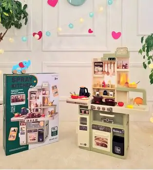 Modern Kitchen For Kids - ფუნქციური სათამაშო სამზარეულო