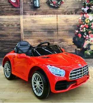 Mercedes Benz Red - ელექტრო მანქანა კაუჩუკის საბურავებით