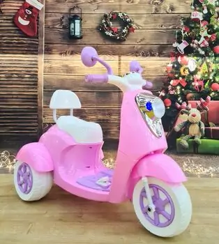 Moped Frozen For Kids Pink - ელექტრო მოპედი