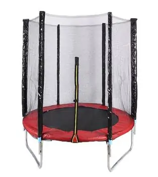 Metal & Plastic Trampoline 183 cm FT6 Red - ბატუტი, 2 image