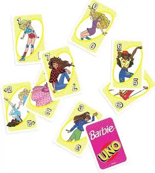 UNO Barbie Card Game - კლასიკური უნო ბარბის თემატიკით, 2 image
